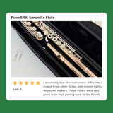 Powell Conservatory Flute in 9K Aurumite - New (Custom Order)