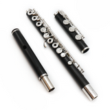 Sankyo Wood Flute #0107 - Grenadilla, offset G, split E mechanism, B footjoint, two headjoints