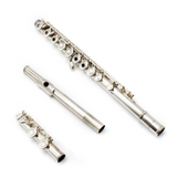 Sankyo Etude #10991 - Sterling Silver Headjoint, Inline G, C Footjoint