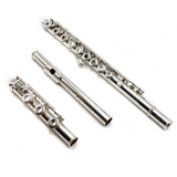 Sankyo Artist #27612 - Sterling silver flute, inline G, B footjoint, Drelinger headjoint