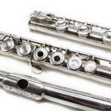 Sankyo Prima Etude Flute #70961 - Sterling silver Weissman headjoint, inline G, B footjoint
