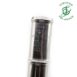 Sankyo Prima Etude Flute #70961 - Sterling silver Weissman headjoint, inline G, B footjoint