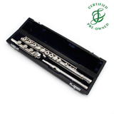 Sankyo Prima Etude Flute #70961 - Sterling silver Weissman headjoint, inline G, B footjoint