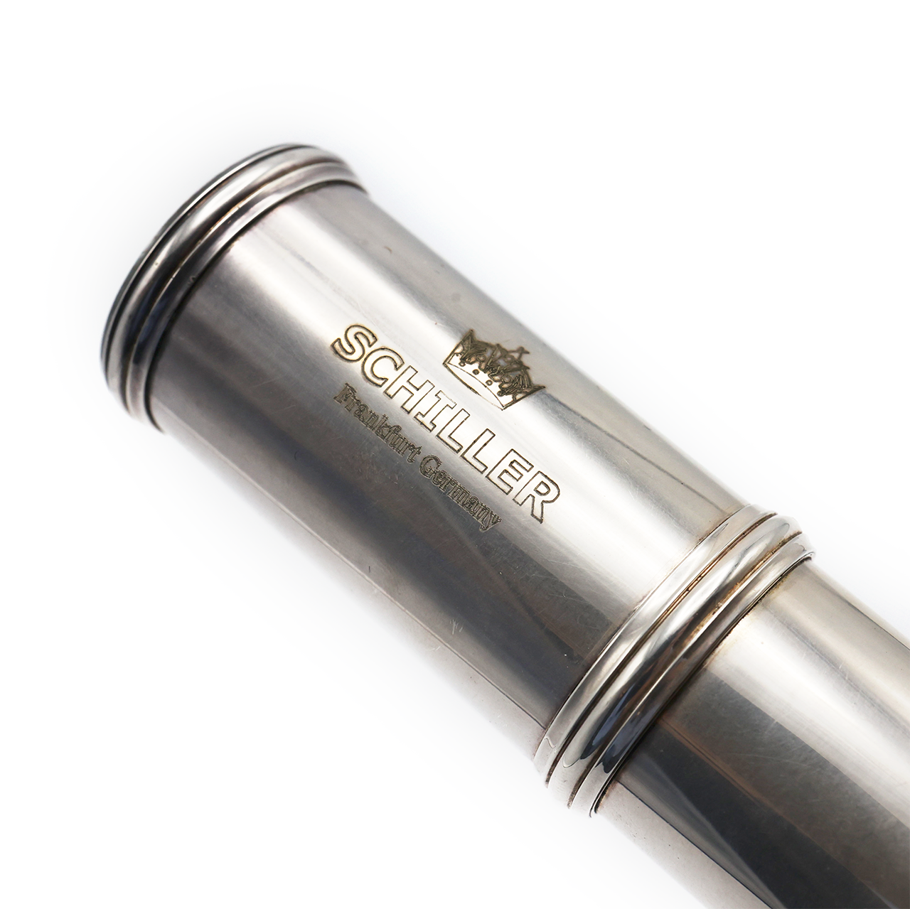 Schiller Elite Alto IV Flute #U-G36-004 - Silver Plated, Curved and Straight Headjoints
