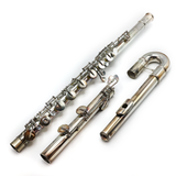 Schiller Bass Flute #U-H35-007 - Silver plated