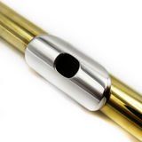 Gary Shocker/David Williams Headjoint #39 - Brass, silver lip plate and riser