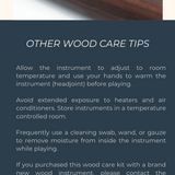 Wood Care Kit - Flute