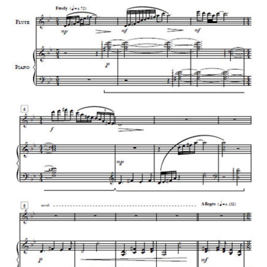 Ligne 3-9 (Flûte et Piano)