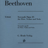 Sérénade en ré majeur, opus 25 (flûte, violon, alto)