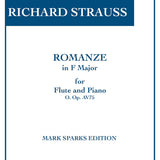 Strauss, Richard : Romanze (flûte et piano)