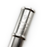 Trevor James Privilege #216361 - Sterling Silver Lip Plate and Riser, Offset G, B Footjoint