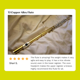 Trevor James Copper Alloy Flute - New