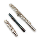 Trevor James Virtuoso #M2034 - Sterling silver tube, silver-plated mechanism, offset G, split E mechanism, B footjoint