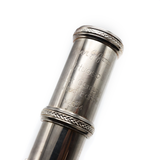 Trevor James Virtuoso #M2034 - Sterling silver tube, silver-plated mechanism, offset G, split E mechanism, B footjoint