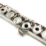 Trevor James Virtuoso Flute #P24481 - Sterling Silver Tubing, Offset G, Split E Mechanism, B Footjoint
