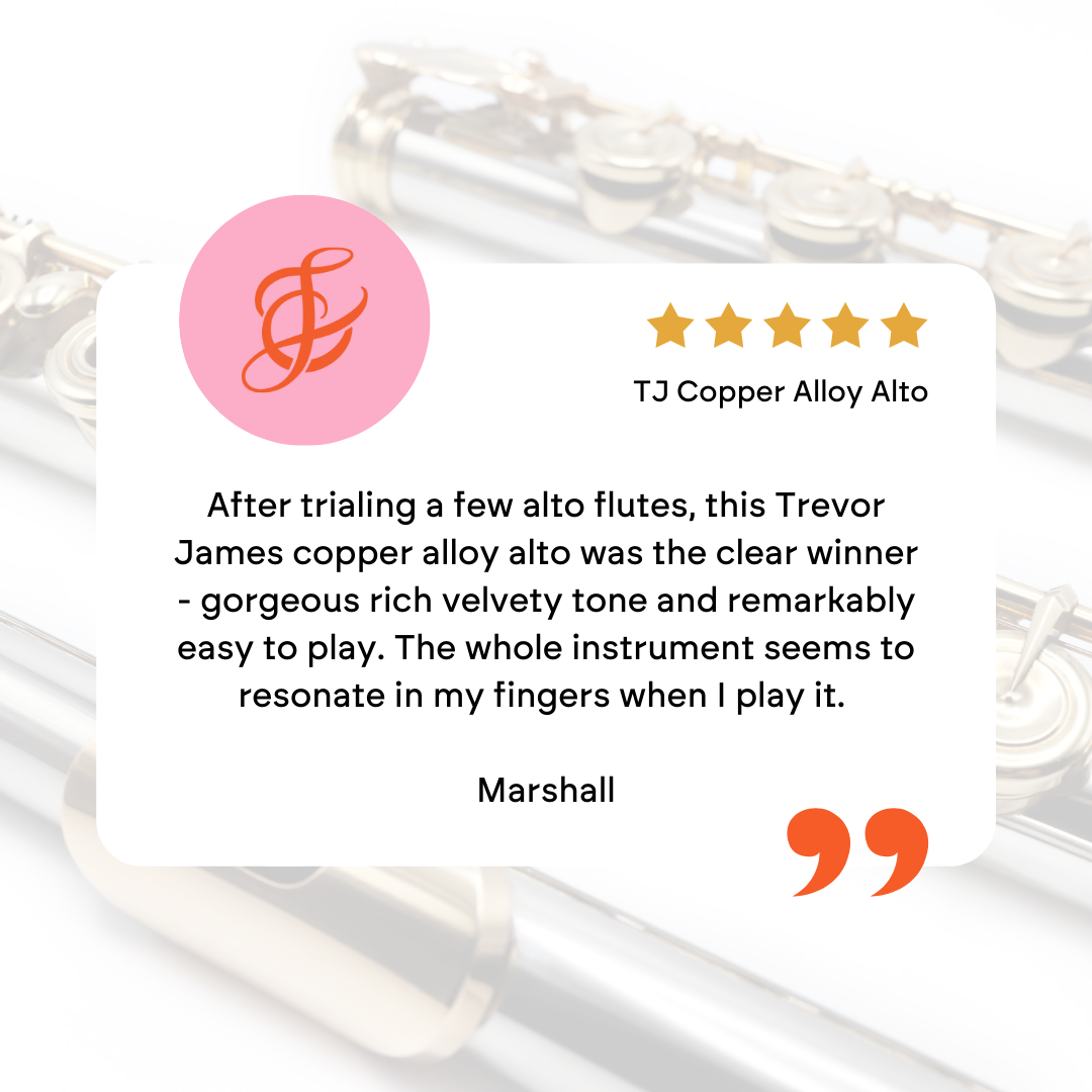 Trevor James Copper Alloy Alto Flute - New