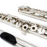 Tomasi Flute 10S #2884 - Sterling Silver Tubing, Offset G, Split E Mechanism, B Footjoint, Grenadilla Wood Lip Plate and Riser