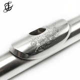 Weissman Headjoint #UJBWD231 - Sterling silver, engraved lip plate