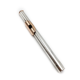 Williams Headjoint #1035 - Sterling silver tubing, 14K gold lip plate, platinum riser