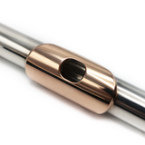 Williams Headjoint #1035 - Sterling silver tubing, 14K gold lip plate, platinum riser