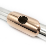 Williams Headjoint #784 - Solid Silver, 14K Gold Lip Plate, Platinum Riser