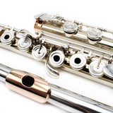 Williams Handmade Flute #85 - 14K Palladium White Gold, Offset G, C# Trill Key, D# Roller, B Footjoint, Platinum Headjoint, 14K Gold Lip Plate, Platinum Riser