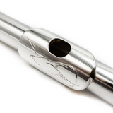 David C. Williams Headjoint #928 - Sterling silver tubing, 14K gold riser