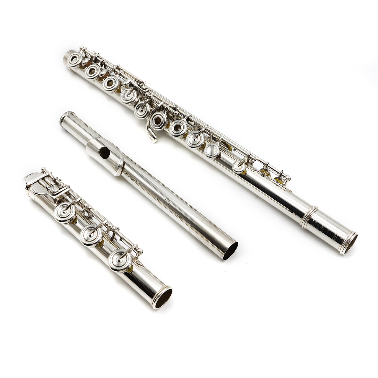 Yamaha Flute 674HHV #002341 - Sterling Silver Tubing, Offset G, Split E Mechanism, B Footjoint