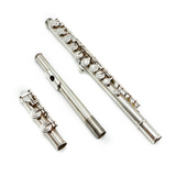 Yamaha 222 Flute #024176 - Silver Plated, Offset G, C Footjoint, Closed Hole Keys