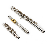 Yamaha 382H/LPGP n.° 043709: Cabeza de plata esterlina, Sol en línea, pie de Si, placa de labio chapada en oro