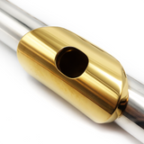 Yamaha 382H/LPGP n.° 043709: Cabeza de plata esterlina, Sol en línea, pie de Si, placa de labio chapada en oro