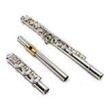 Yamaha 372 #050212 - Sterling Silver Headjoint, Offset G, Split E Mechanism, B Footjoint, Gold Plated Lip Plate