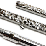 Yamaha YFL-581H #052658 - Sterling silver tubing, inline G, B footjoint
