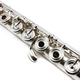 Yamaha 587 Flute #077642 - Sterling Silver Headjoint, Inline G, B Footjoint