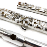 Yamaha Flute 677H #082733 - Sterling Silver Tubing, Offset G, Split E Mechanism, B Footjoint