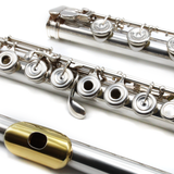 Yamaha 894H #5592 – Sterlingsilber, Inline-G-Mechanik, Split-E-Mechanik, B-Fußstück, 14-karätige Gold-Mundplatte und -Steigrohr