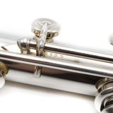 Yamaha 894H #5592 – Sterlingsilber, Inline-G-Mechanik, Split-E-Mechanik, B-Fußstück, 14-karätige Gold-Mundplatte und -Steigrohr