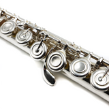 Yamaha 222 #J93099 - Silver Plated, Offset G, Closed Hole Keys, C Footjoint