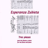 Tres piezas (Three pieces) (Two Flutes and Piano)