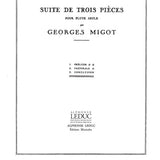 Stücke der Suite de Trois (Flöte allein)