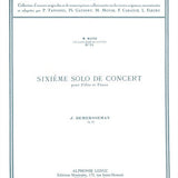 Concert Solo N°6, Op. 82 (Flûte et Piano)