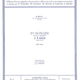 Sonata No. 7 in G minor, BWV 1020 (Flute and Piano)