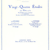 24 Studies For The Flute, Op.37
