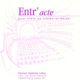 Entr'acte (Flute And Harp)