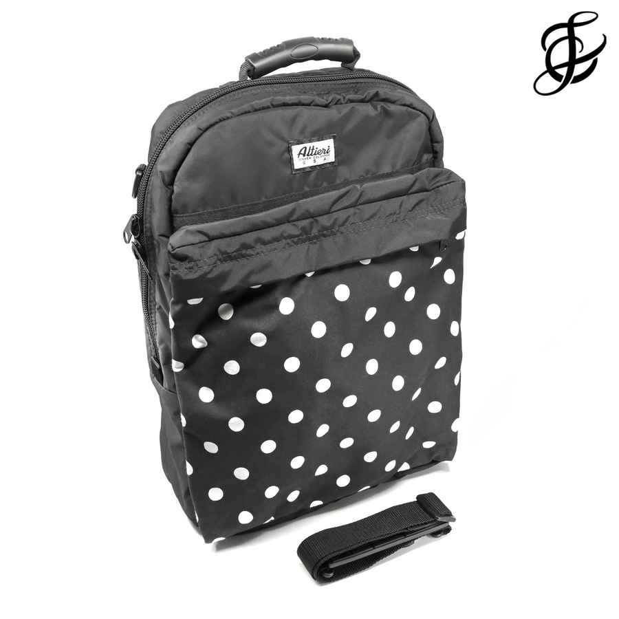 Altieri Backpack for Flute - Polka Dots