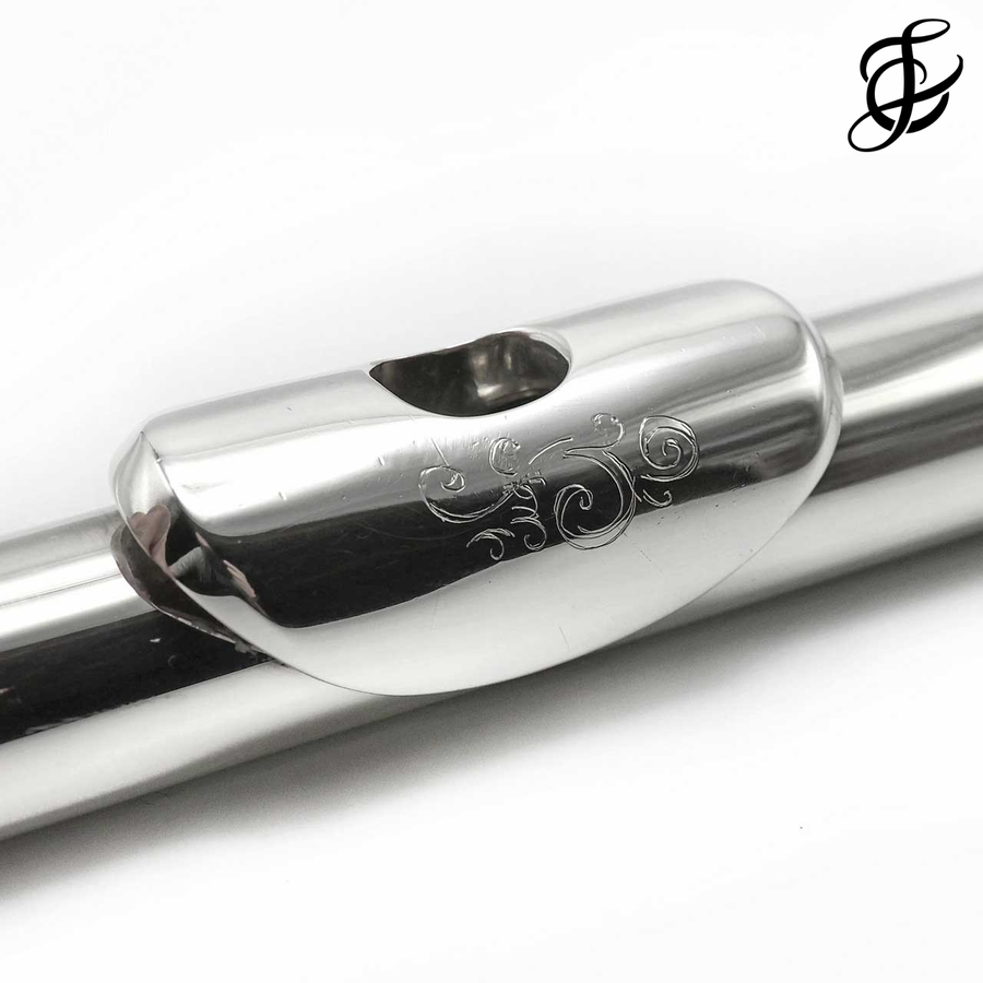 Arista Headjoint #570 - Sterling Silver, engraved lip plate