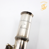 Boehm and Mendler #FCNY2 - Silver flute, offset G, open G#, reverse thumb, C footjoint, 14K gold lip plate and riser