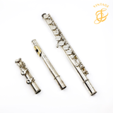 Boehm and Mendler #FCNY3 - Silver flute, offset G, open G#, reverse thumb, C footjoint, 14K gold lip plate and riser