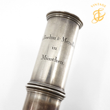 Boehm and Mendler #FCNY5 - Silver flute, offset G, open G#, reverse thumb, C footjoint, 14K gold lip plate and riser