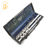 Bonneville #1370 - Silver plated flute, open holes, inline G, C footjoint